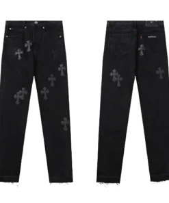 chrome-hearts-black-cross-distressed-jeans