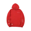 X Drake Certified Chrome Hand Dyed Hoodie Red