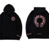 Chrome Hearts Script Pink Logo Hoodie