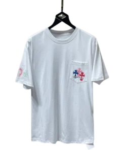 Chrome Hearts Cross Cemetery Tee White Multicolor