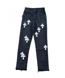 Chrome Hearts Denim Black Washed Jeans