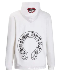 Chrome Hearts Love Mouth White Hoodie