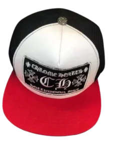 Chrome Hearts CH Hollywood USA Black/Red Hat