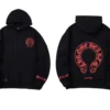 Chrome Hearts Script Red Logo Hoodie