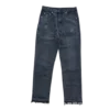 Chrome Hearts cross- black distressed jeans