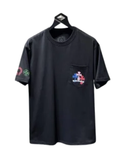 Chrome Hearts Cross Cemetery Tee Black Multicolor