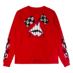 Red Chrome Hearts Long Sleeve